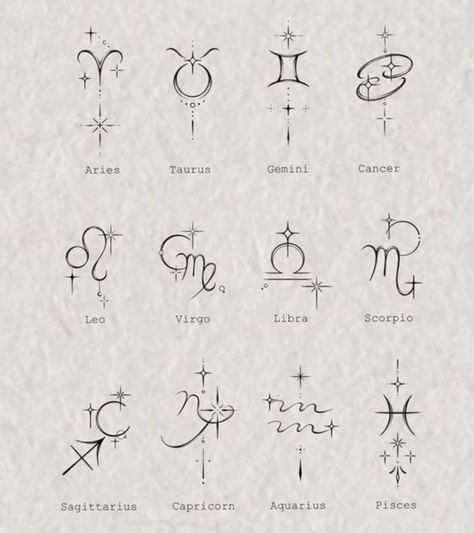 June Symbols Tattoo, April Zodiac Sign Tattoo, Tattoo Ideas Pisces Zodiac Signs, Numerology Tattoo Ideas, Tattoo Ideas Template, Small Scorpio Tattoo Zodiac, Colorful Small Tattoos, Zodiac Academy Tattoo, Aries Tattoo Ideas Unique