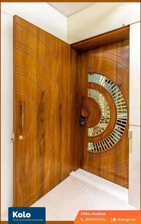 Door, koloapp, kerala, goldenpolish, wooden, delhi Sag Door Design, Main Door Jali Design Entrance, Jali Door Design Modern Interior, Main Door Design Modern Front Entry, Indian Main Door Designs, Latest Door Designs, Pakistan Home, Wooden Door Entrance, Entry Door Designs