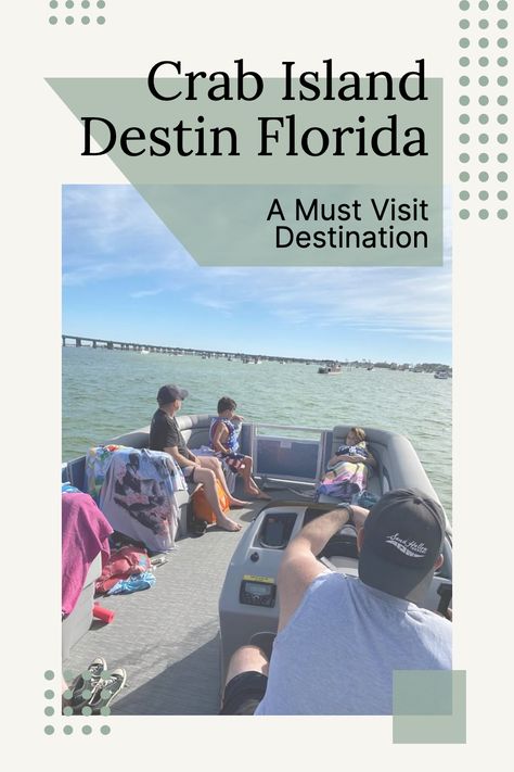 Experience a world of adventure at Crab Island Destin Florida, the ultimate vacation spot brimming with crystal-clear waters, vibrant marine life, and endless opportunities for fun! Whether you're a beach lover, thrill-seeker or simply longing for relaxation, it's the perfect destination that awaits you. Crab Island, Endless Opportunities, Marine Biologist, Thrill Seeker, Destin Florida, Beach Lover, Boat Rental, Water Activities, Crystal Clear Water
