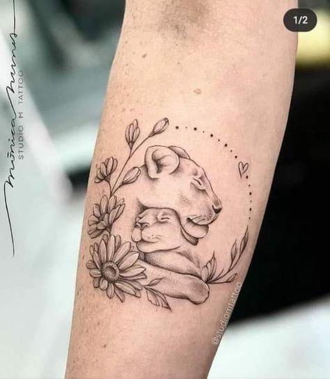 Mutterschaft Tattoos, Motherhood Tattoos, Baby Tattoo Designs, Animal Tattoo Ideas, Mom Tattoo Designs, Mommy Tattoos, Leo Tattoos, Mother Tattoos, Tattoo For Son