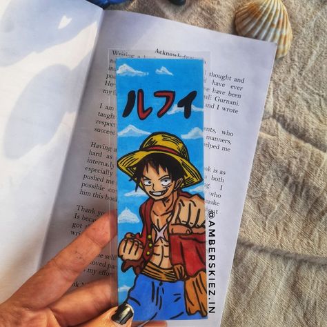 One Piece Bookmarks Ideas, Zoro Bookmark, Luffy Bookmark, One Piece Bookmark, Anime Bookmarks Ideas, Anime Bookmarks, Dark Library, Bookmark Making, Handmade Bookmarks Diy