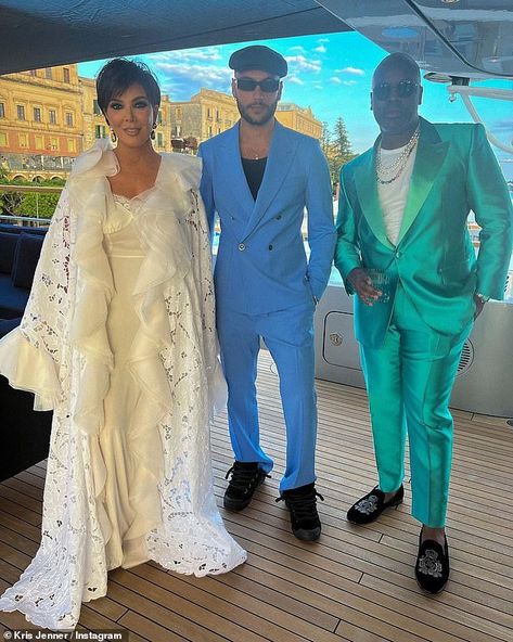 Corey Gamble, Italian Trip, Kris Jenner, White Outfits, Sicily, Instagram Account, Wedding Dresses Lace, Dolce And Gabbana, That Look