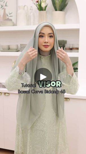 Tutorial Tudung, Green Tops, Green, Color