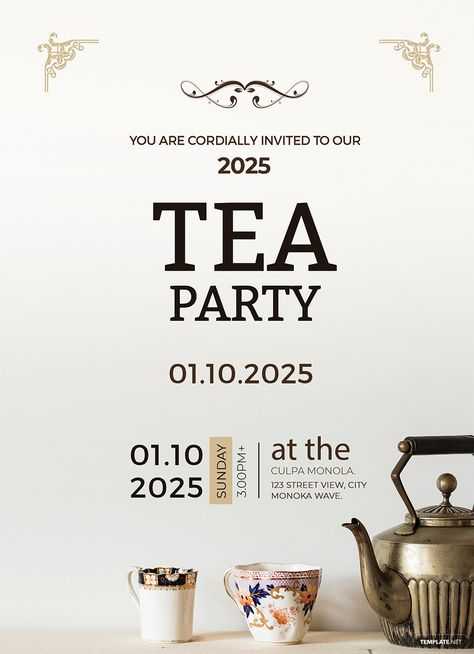 Free High Tea Party Invitation Card Template #AD, , #Paid, #Tea, #High, #Free, #Party, #Template High Tea Invitations, Free Invitation Cards, High Tea Party, Tea Party Invitations, Business Invitation, Party Invite Design, Invitation Card Template, Free Tea, Reference Letter