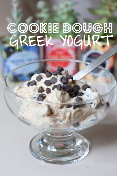 Cookie Dough Greek Yogurt - sisoo.com Cookie Dough Greek Yogurt, Greek Yogurt Cookie Dough, Greek Yogurt Cookies, Cookie Dough Yogurt, 21 Day Fix Desserts, 21 Day Fix Snacks, Peanut Butter Yogurt, Greek Cookies, Peanut Butter Cookie Dough