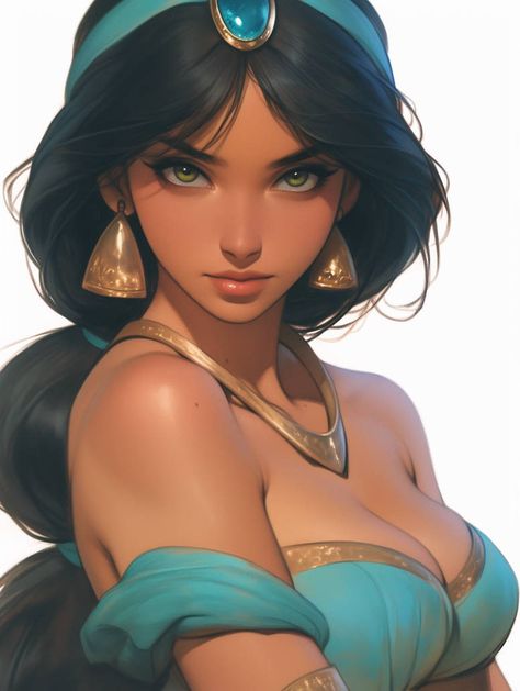 Realistic Disney Princess, Aladdin 1992, Tiger Girl, Best Disney Movies, Police Women, Disney Princess Pictures, Princess Jasmine, Disney Princess Art, Princess Art