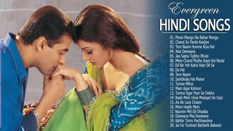 Old Hindi Love Songs Lyrics, 1990s Wedding, Old School Love, Hindi Love Song Lyrics, Alka Yagnik, Old Song Lyrics, Hindi Old Songs, Love Songs Hindi, Udit Narayan