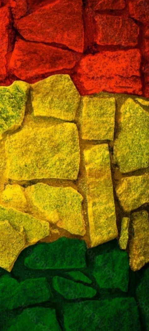 Bricks in rasta reggae colors  Cropped mobile wallpaper 1080x2400 Rasta Colors Background, Rasta Colors Wallpapers, Rasta Wallpaper, Reggae Wallpapers, Reggae Colors, Reggae Art, Rasta Colors, Rap Lyrics Quotes, Rap Lyrics