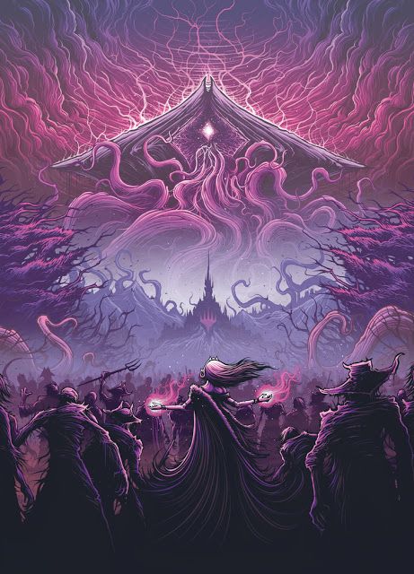 'Emrakul' by Dan Mumford Magic The Gathering Artwork Wallpapers, Eldrazi Art, Magic The Gathering Artwork, Eldritch Moon, Magic The Gathering Art, Dan Mumford, Lovecraft Art, Creature Fantasy, Lovecraftian Horror