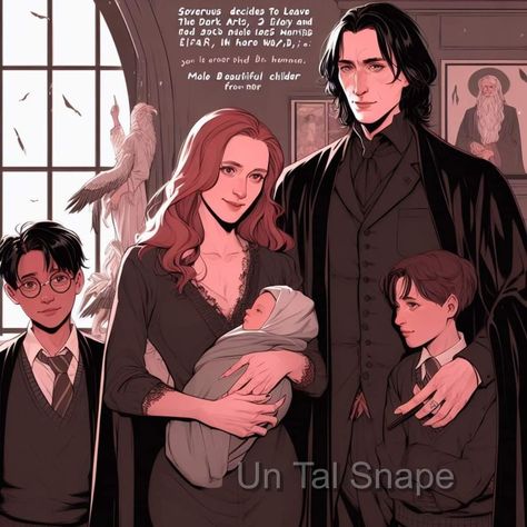 Severus Snape X Harry Potter Fanart, Snape Y Lily, Severus Snape Lily Evans, Snape And Lily, Harry Potter Miniatures, Severus Snape Fanart, Achilles And Patroclus, Harry Potter Feels, Harry James