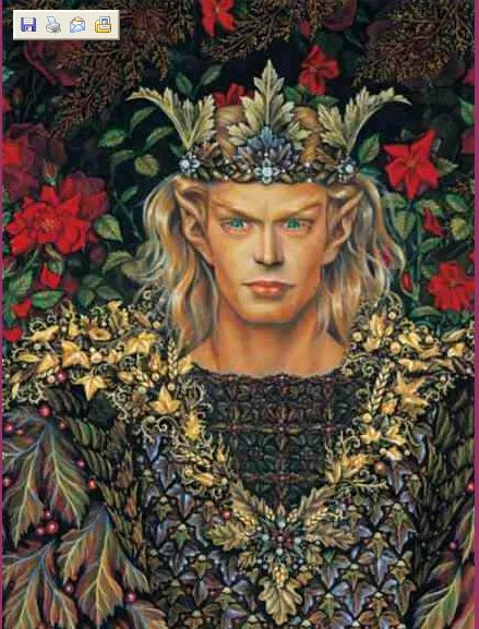 Oberon, the Fairy King and the source of all the problems. Oberon and Titania originally fight over the custody of a changeling. So Oberon schemes a plan in which he will make Titania fall in love and she will ignore his wishes and do whatever he wants. Oberon succeeds but creates the ruckus with the lovers, however he eventually gets Puck to correct the issue. He is the order of the Fairy World Vampire Rave, Fairy King, Elf King, Magical Tree, Elves And Fairies, Fairies Elves, Fairy Book, Midsummer Nights Dream, Mystical Creatures