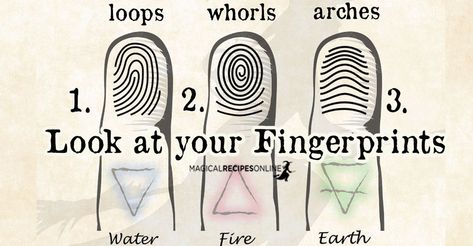 Fingerprints Palmistry - Magical Recipes Online Summoning Spirits, Zeus Jupiter, Palmistry Reading, How To Wear Rings, Magic Gift, Wiccan Spell Book, Palm Reading, Astral Projection, Herbal Magic