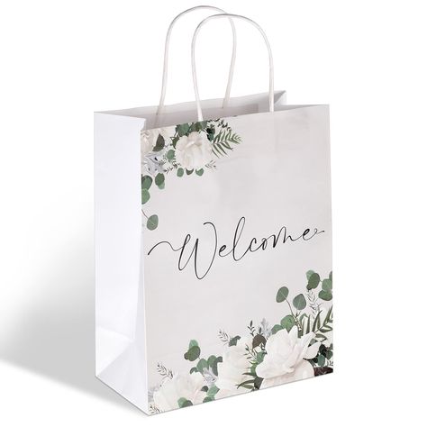 Wedding Guest Gift Bag, Guest Gift Bags, Hotel Welcome Bags, Letters Wedding, Wedding Welcome Gifts, Wedding Letters, Wedding Bags, Paper Wedding, Wedding Gift Bags