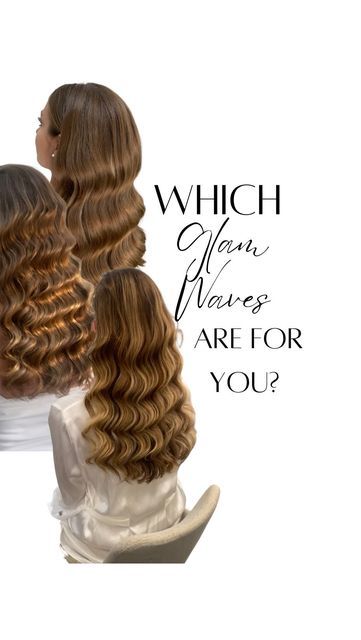 Hollywood Waves Bridal Hair, Glam Waves Wedding Hair, Soft Hollywood Waves, Bridal Waves, Old Hollywood Waves, Wedding Hair Trends, Bridal Stylist, Glam Waves, Ride The Wave