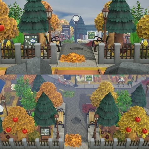 Acnh City Entrance Ideas, Animal Crossing City Entrance Ideas, Short Entrance Animal Crossing, Acnh Airport Entrance Designs City, Citycore Animal Crossing Entrance, Animal Crossing City Core Entrance, Airport Animal Crossing Ideas, Acnh Neighborhood Entrance, Acnh Entrance Designs Towncore