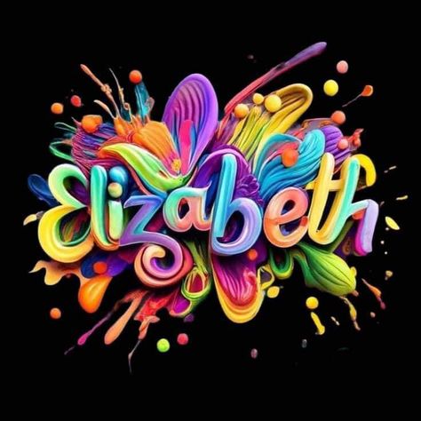 My Name Wallpaper, Elizabeth Name, Birthday Name, Elizabeth I, Name Wallpaper, Ely, Name Art, My Name, Wallpaper Backgrounds