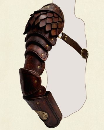 Seg-Arm-Scale-A1b Scale Armor Medieval, Atomic Samurai, Arm Guards Armor, Leather Elbow Armor, Light Armour, Elbow Armor, Armour Dress, Metal Bracers Arm Guard, Gladiator Armor