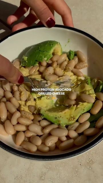 Arugula Sandwich, Avocado Grilled Cheese, Avocado Mash, Butter Beans, Ripe Avocado, Provolone, White Beans, Dijon Mustard, Arugula