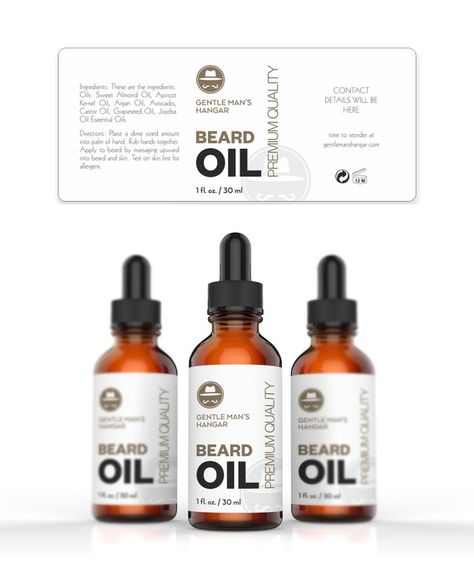 Create a high-end, yet modern beard oil bottle label by Rashida Beard Oil Label, Barbershop Ideas, Oil Label, Candles Luxury, Body Essentials, African Print Maxi Skirt, Beard Oil, Luxury Candles, Luxury Boxes