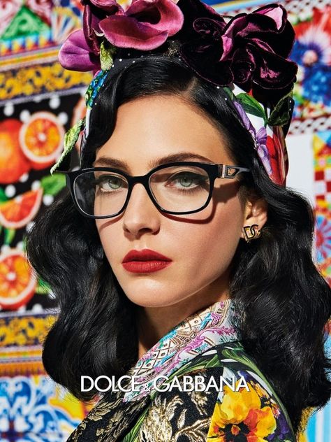 Dolce & Gabbana Eyewear Spring 2021 Campaign | Fashion Gone Rogue Designer Prescription Glasses, Eyewear Campaign, Dolce And Gabbana Eyewear, Women Eyewear, Brand Advertising, Campaign Fashion, Dolce Gabbana Sunglasses, Summer Sunglasses, Eyewear Womens