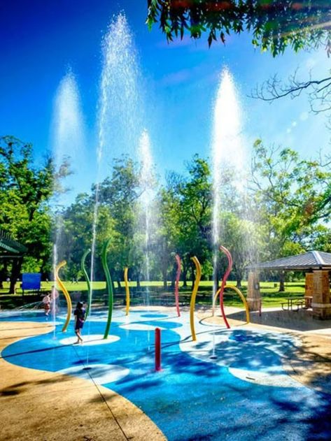 Pocket Park, Splash Park, Splash Pad, Concrete Decor, City Design, Dancing In The Rain, Commercial Property, Water Park, Landscape Architecture