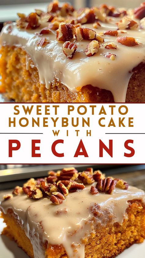 Sweet Potato Honeybun Cake with Pecans Sweet Potato Pound Cake Recipes, Sweet Potato Cheesecake Pound Cake, Sweet Potato Honeybun Cake, Sweet Potato Loaf Cake, Sweet Potato Honey Bun Cake Recipe, Sweet Potato Cake With Box Cake, Sweet Potato Honey Bun Cake, Sweet Potato Pound Cake Recipe, Sweet Potato Dessert Recipes