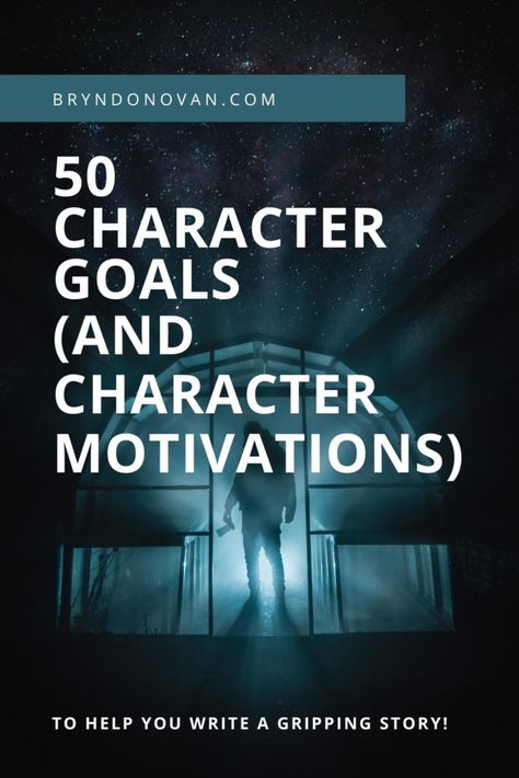 Goals and character motivation are essential to strong plotting. Get inspiration here—or use them as writing prompts! #character desires list #character goal examples #character goal generator #character wants list Character Desires, Motivation Writing, Character Wants, Character Motivation, Character Goals, Writing Genres, Goal Examples, Writer Tips, Nonfiction Writing