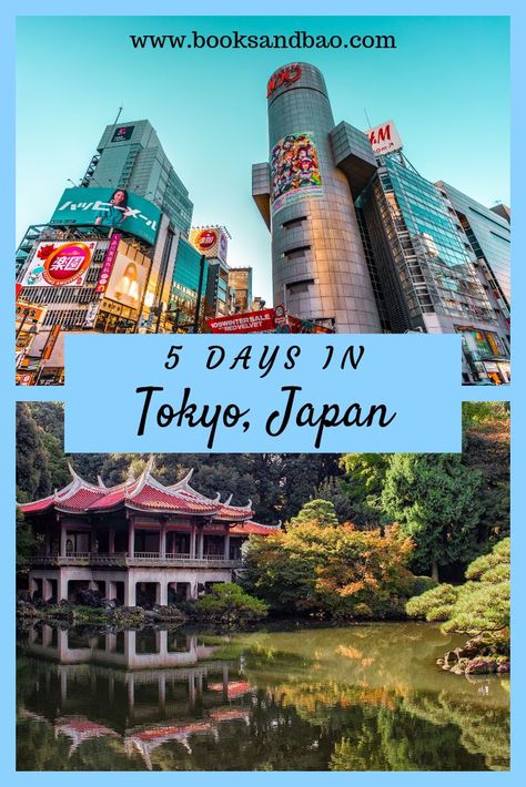 5 Days in Tokyo | Books and Bao Find out how to make the most of your time in Japan's seductive capital plus all of the essentials that you need to know that'll have you prepared and ready to go.  With this Tokyo itinerary, 5 days in Tokyo will be a breeze. #tokyo #cityguide #japantravel #japanese #luxury #budgettravel #citybreak #travelguide 5 Day Tokyo Itinerary, 5 Days In Tokyo, Tokyo 5 Days Itinerary, Tokyo Itinerary, Japanese Luxury, Tokyo Trip, Visit Tokyo, Japan Itinerary, Japan Vacation