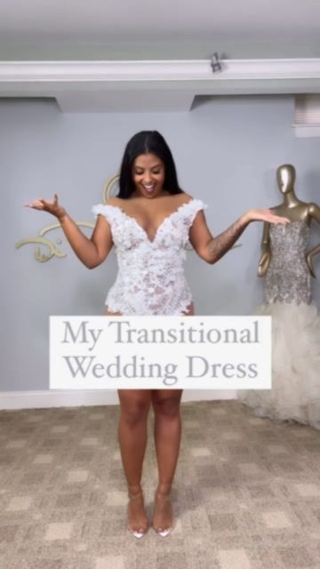 My Afro Caribbean Wedding & Events on Instagram: "Loving this transitional #WeddingDress. Which of the look is your fave? It was super important for me to switch up my looks on my wedding day with ease and this transitional dress made that possible! Watch how we transitioned this #bodysuit into 3 different wedding day looks! Bride @breannaaponte Dress @didomenico_design #weddinggown #bridalfashionweek #fashion #blackbrides" Transitional Wedding Dress, Caribbean Wedding Dress, Wedding Day Looks, Afro Caribbean, Caribbean Wedding, My Wedding Day, Bridal Fashion Week, My Wedding, White Formal Dress