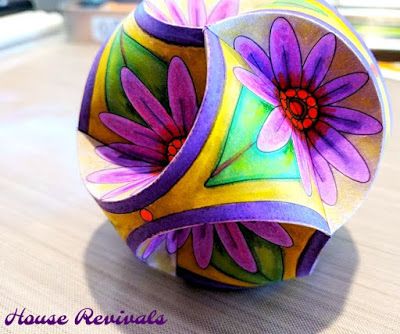 Paper Globe, Paper Balls, Papercraft Printable, Paper Flower Wall, 3d Paper Crafts, Paper Crafts Origami, 3d Christmas, Paper Folding, Templates Printable Free