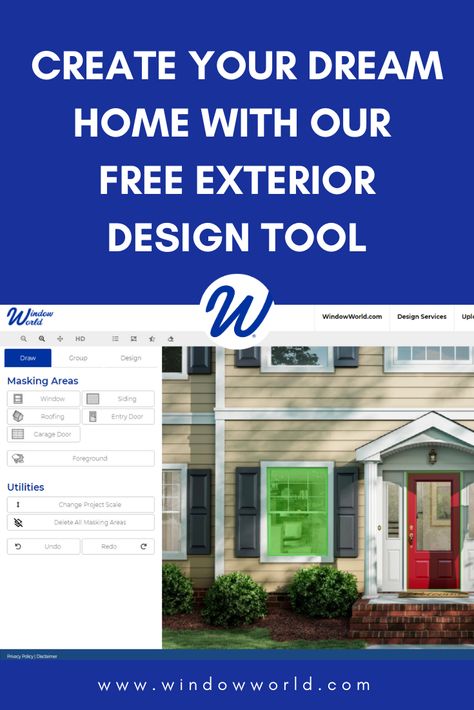 "Can I design my own home remodel?” With a computer, a camera, and our free home design software, you can create the home of your dreams! 🏡 How To Draw House, Free Landscape Design Software, Home Design Software Free, Home Design Programs, Free Landscape Design, Landscape Design Software, Window World, Free Design Software, Trade Show Ideas