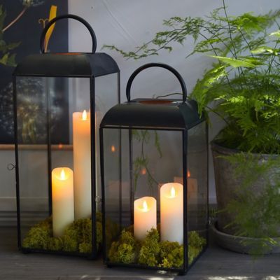 Large Lantern Decor, Floor Lanterns, Lantern Candle Holder, Lantern Outdoor, Lantern Candle, Lantern Ideas, Large Lanterns, Lantern Candle Decor, Lantern Set