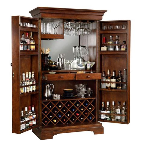 5 tips básicos para armar tu propio bar en casa - Máspormás Armoire Bar, Floor Vinyl, Home Bar Cabinet, Bar Mini, Bar Cabinets, Bar Unit, Wine Bar Cabinet, Howard Miller, Home Bar Furniture