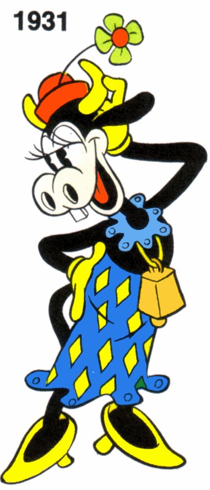 Clarabell the Cow 1931 --   @deterseh this is the Ruby Poisons retro animation realness I'm going for. Clarabelle Cow Disney, Cows Cartoon, Horace Horsecollar, Retro Animation, Clarabelle Cow, Minnie Mouse Drawing, Cow Cartoon, Disney Clipart, Cartoon Crazy