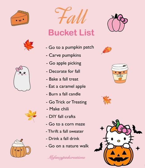 Fall Bucket List 2023, October To Do List, What To Do On Halloween, Things To Do In November, Fall Checklist, Bossbabe Quotes Motivation, Fall Bucket List, Boss Babe Quotes, Fall Drinks