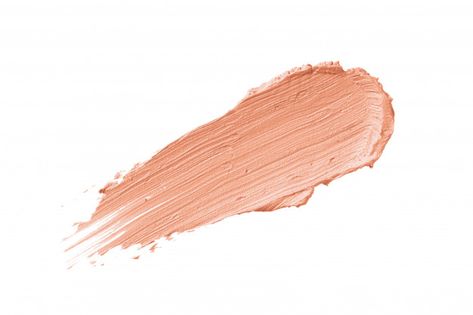 Paint Strokes Aesthetic, Paint Smudge, Lipstick Smudge, Visual Advertising, Peach Paint, Throbbing Headache, Color Correcting Concealer, Cosmetic Creative, Correcting Concealer