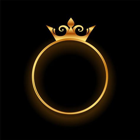 Golden Crown Logo, Frame Dp, Dp Frame, Makeup Artist Logo Design, Crown Frames, Digital Graphics Art, Ring Frame, Broken Screen Wallpaper, Background Frame