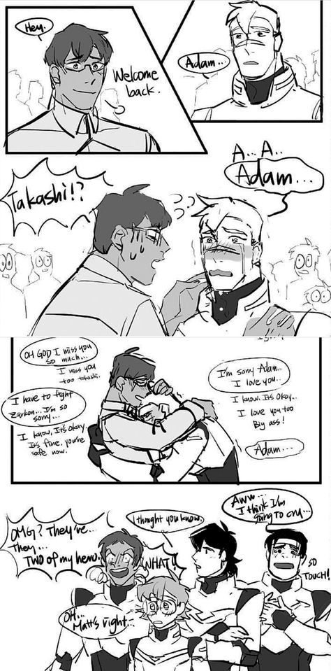 #Adashi - #Shadam - #Voltron Takashi Shirogane, Shiro Voltron, Klance Comics, Voltron Funny, Voltron Comics, Form Voltron, Voltron Ships, Voltron Fanart, Voltron Klance