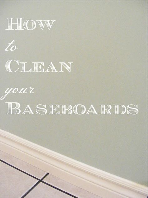 The Complete Guide to Imperfect Homemaking: How to Clean your Baseboards Clean Baseboards, White Baseboards, Cleaning Baseboards, Cleaning Games, Wood Cleaner, Diy Cleaners, Diy Cleaning Products, Cleaning Organizing, Home Maintenance