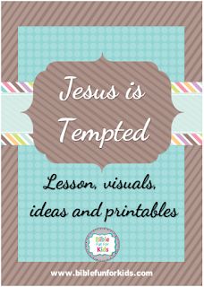 Jesus is Tempted lesson, ideas and printables #Biblefun #NTBiblelesson #lifeofJesus Teen Sunday School Lessons, No Other Gods Before Me, Jesus Tempted, Jesus Temptation, Baptism Of Jesus, Kids Church Lessons, Jesus Crafts, Kids Sunday School Lessons, Bible Object Lessons