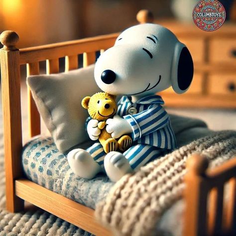 Snoopy Good Night, Charly Brown, Good Night Everybody, Good Morning Snoopy, Time For Bed, Snoopy Collectibles, Peanuts Charlie Brown Snoopy, Snoopy Comics, Teddy Day