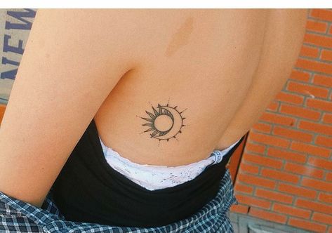 Tattoos Simplistic, Moon And Sun Tattoo, Tattoos Dainty, Editing Hacks, Tattoos Hand, Sun And Moon Tattoo, Hip Tattoos Women, Bff Tattoos, Sun Tattoos