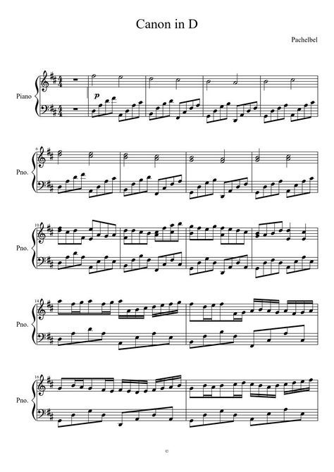 Learn To Play Piano, Johann Pachelbel, Music Printables, Canon In D, Easy Sheet Music, Free Piano Sheets, Piano Sheet Music Pdf, Piano Sheet Music Classical, Classical Sheet Music