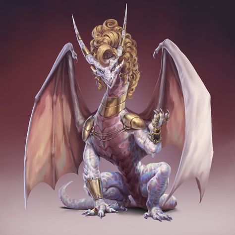 ArtStation - Muse Wyrm | Roll for Combat Dragon Character Art, Creepy Dragon, Npc Art, Dragon Character, Dnd Npc, Character Artwork, Dinosaur Art, Monster Design, Character Ideas