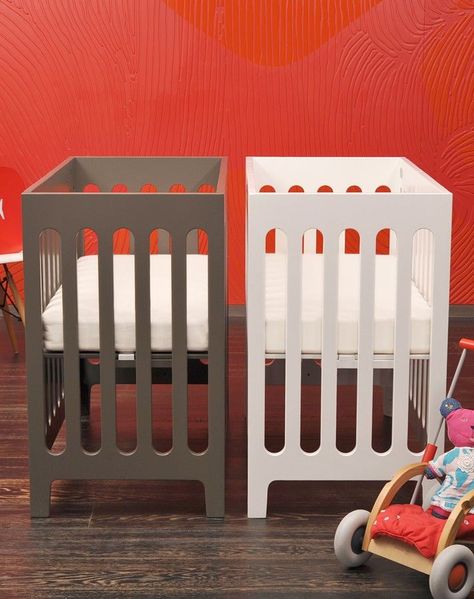 Twin Baby Beds, Small Baby Cribs, Ikea Baby Room, Baby Cribs For Twins, Nursery Cot Bedding, Twin Cribs, Small Crib, Ikea Baby, Baby Crib Diy