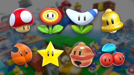 From Super Mushrooms to Lucky Bells, Light Boxes, and Goomba Masks, there are tons of tools to beef up Mario in #SuperMario3DWorldBowsersFury. Check out our comprehensive guide to all the power-ups, boxes, and items in the game! Mario Dnd, Super Mario Power Ups, Mario Power Ups, Mario Bedroom, Setup Minimalist, Bowser's Fury, Nintendo Collection, Gamer Wallpaper, Super Mario 3d World