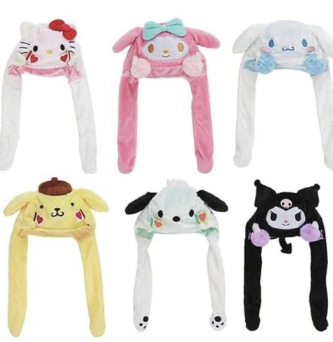 Sanrio Clothes, Kawaii Cinnamoroll, Kawaii Hat, Plush Hat, Hello Kitty Toys, Kitty Clothes, Hello Kitty Clothes, Sanrio Japan, Cat Birthday Party