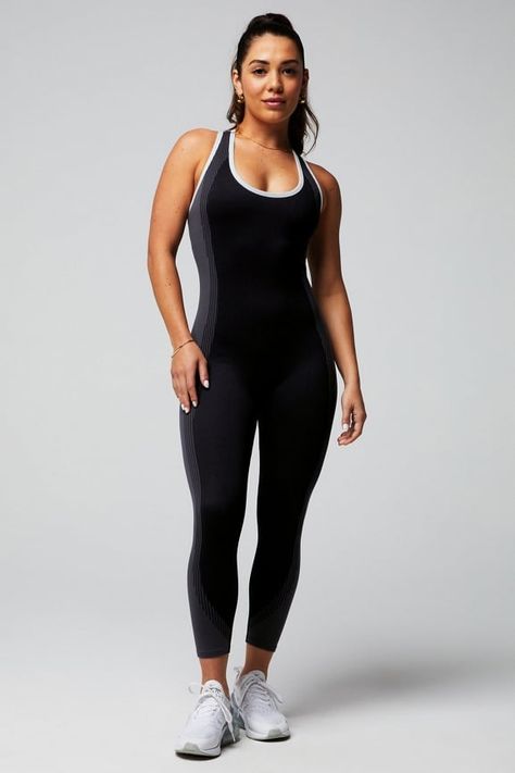 JUST DROPPED - The Khloé Edit 🤩 Seamless Jumpsuit, Female Activewear, Whales, Workout Wear, Moisture Wicking Fabric, Second Skin, Classic White, Active Wear For Women, Black Onyx