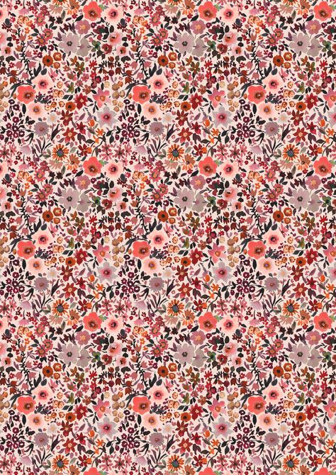 Flower Print Pattern, Vintage Flowers Wallpaper, Simple Iphone Wallpaper, Soyut Sanat Tabloları, Cute Simple Wallpapers, Phone Wallpaper Patterns, Cute Patterns Wallpaper, Art Collage Wall, Iphone Background Wallpaper