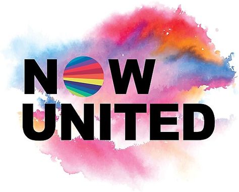 NOW UNITED INK SPLASH RAINBOW • Millions of unique designs by independent artists. Find your thing. Ink Splash, Now United, Black